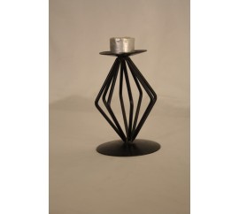 Κηροπήγιο σύγχρονο μαύρο μικρό