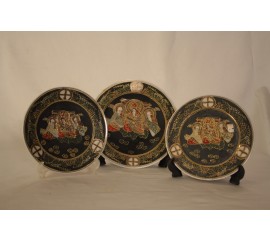 Πιατα διακοσμητικα Satsuma 3τεμ