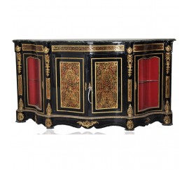 Μπουφές-Μπαγιού Bulle με βιτρίνα