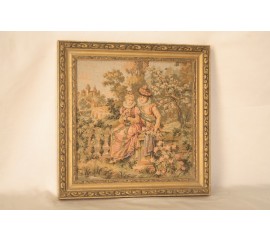 Πίνακας κεντητός με απεικόνηση ζευγαριού