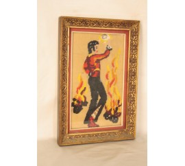 Πίνακας κεντητός Ισπανός χορευτής